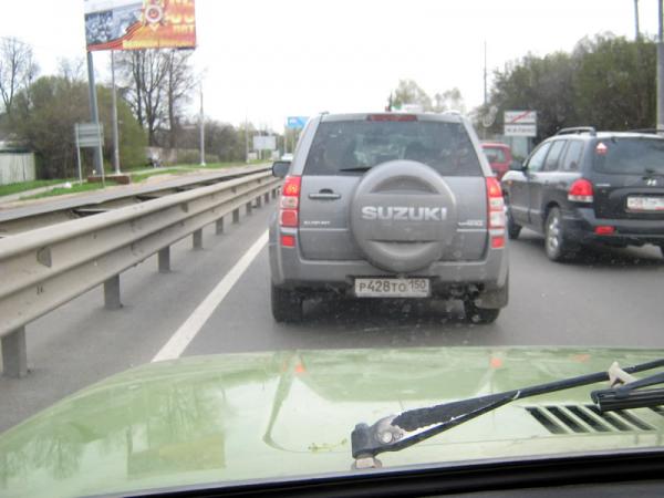Первое мая начинается с пробок
