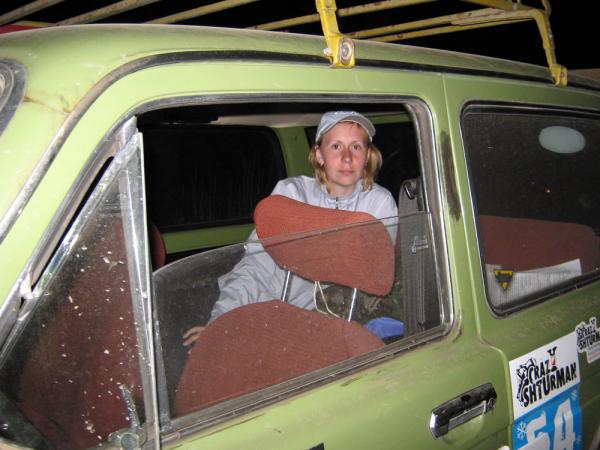 Прибалдевшие от ночной гонки