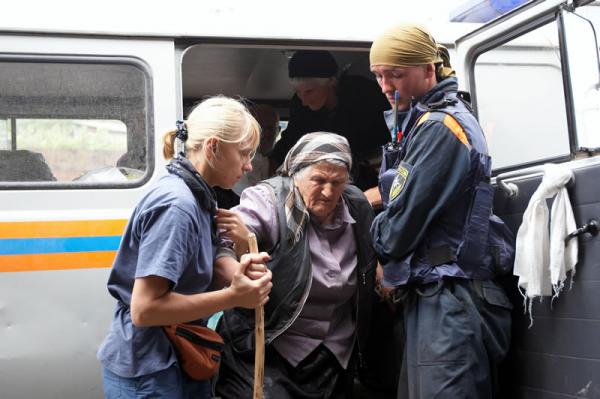 Жители Цхинвали, август 13
