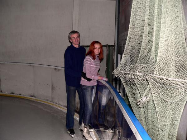 Учим работать ковзанами, Житомир январь 2008